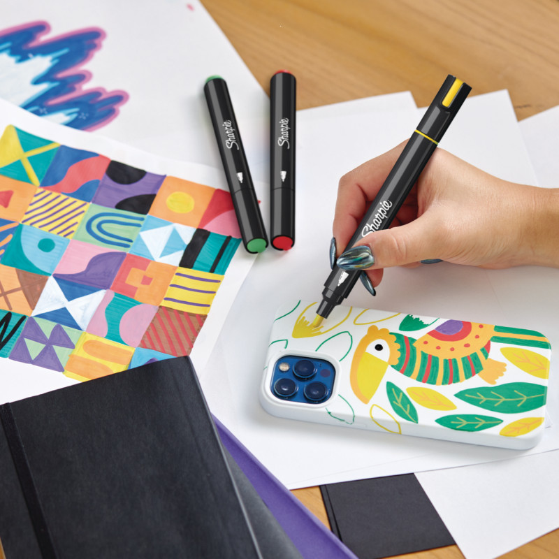 SHARPIE ปากกามาร์คเกอร์ อะคริลิค หัวกลม คละสี (แพ็ค 5 ด้าม) ราคา ถูกที่สุด ดีลบีเคเค แกลเลอรีภาพที่ 3
