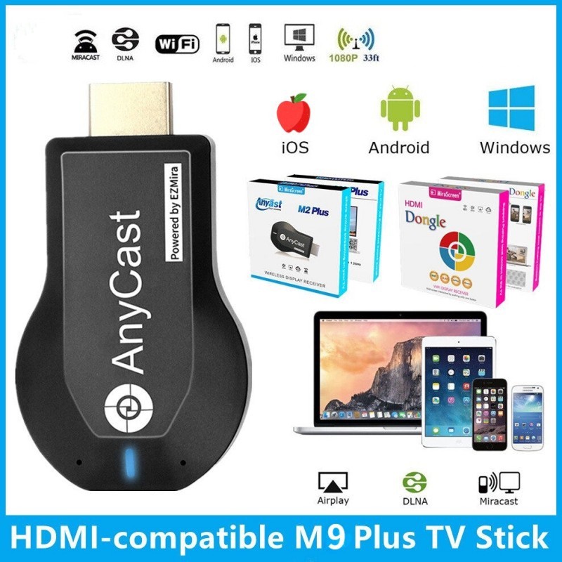 Anycast รุ่นใหม่ล่าสุด 2023 ของแท้ 100% นำภาพมือถือขึ้นจอผ่าน Wifi Android บริการดี ส่งเร็ว Mirror C