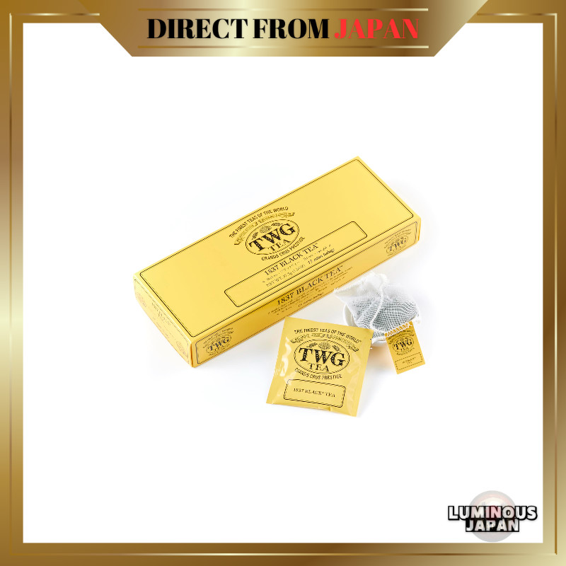 TWG Tea 1837 Black Tea (2.5g × 15 individually wrapped tea bags) Tea Bags Gift【Direct from Japan】