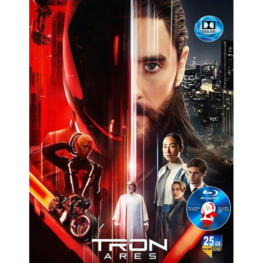 E-BLURAY Tron: Ares 2025  ENGLISHATM MOVIE TRUE-HD 7.1 Sc-fi/Action Jared Leto Greta Lee