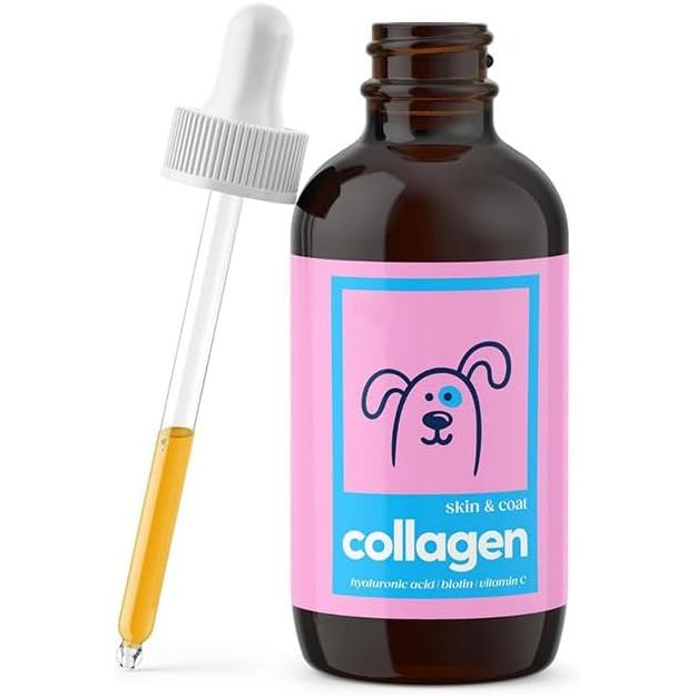 พรีเมี่ยม Grass-fed Collagen for s Skin and Coat peoplement, s | คอลลาเจนเหลว | Itch Relief for s wi