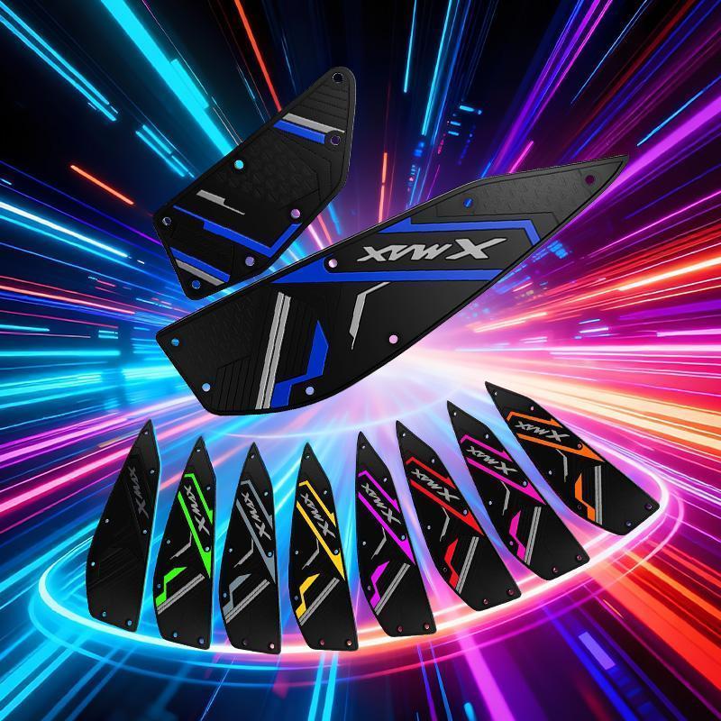 แผ่นรองพักเท้า XMAX300(2020-2024) รถจักรยานยนต์ดัดแปลงเสื่อ เท้า แผ่นยางรองเท้า แผ่นรองเหยียบ  สวยงาม ติดตั้งง่าย ทนทาน ราคา ถูกที่สุด ดีลบีเคเค แกลเลอรีภาพที่ 9