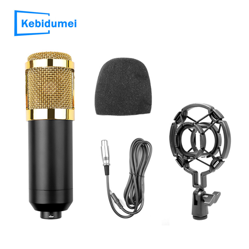 Professional Microphone Set BM800 Studio Condenser Mikrofon Mic For PC Recording Computer Radio Brao