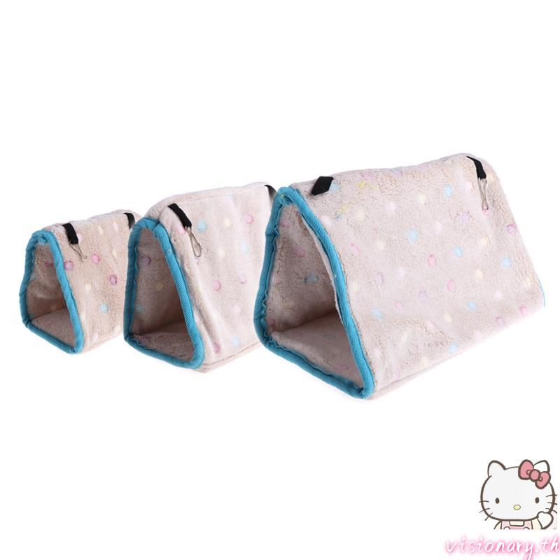 Vision Bird Warm Nest แขวนเปลญวนกรงเต็นท์ Plush Sleeping Bed สําหรับ Finch ขนาดเล็ก