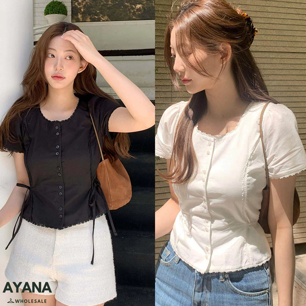 เสื้อเบลาส์ผู้หญิงแฟชั่นผู้หญิง สไตล์น่ารัก ดูดี