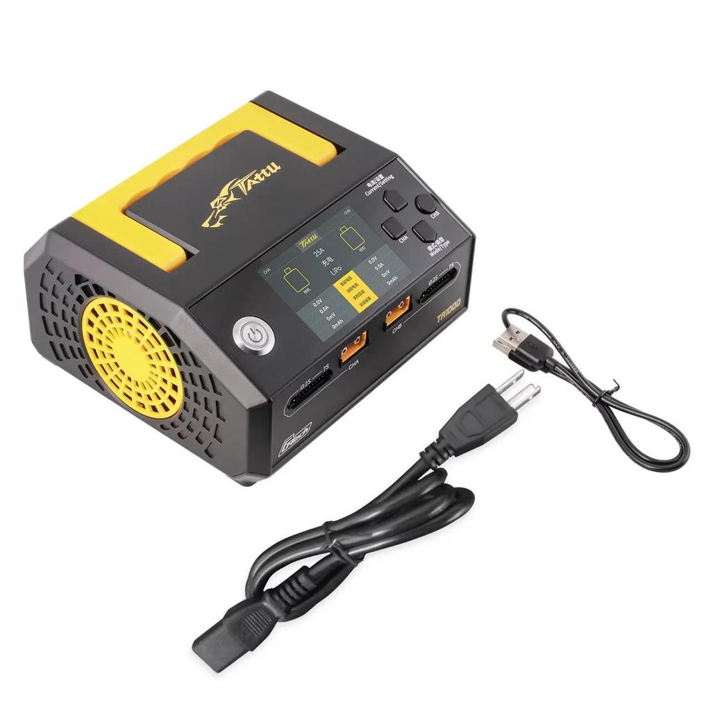 Tatti TA1000 G-Tech Dual-channel Charger 25A*2 1000W สําหรับ 1S-7S Drone แบตเตอรี่