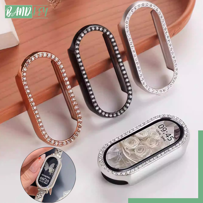 กรณีป้องกันหน้าจอเพชร for นาฬิกาอัจฉริยะ Xiaomi Smart Band 10 การประเมินกรณีที่ยาก for นาฬิกาอัจฉริยะ Xiaomi Mi Band 9