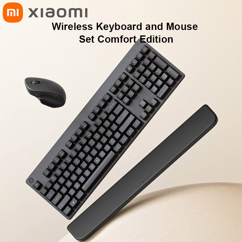 Xiaomi Wireless Mechanical Keyboard Mouse Set 108-Key Full Layout Gaming Keyboard 2.4GHz Receiver De