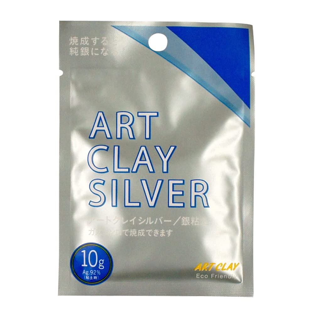 ART CLAY Aida Chemical Industry Art Clay Silver 10g ผลิตภัณฑ์ใหม่ที่ถูกกฎหมายและเป็นของแท้