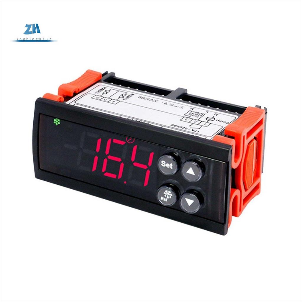 ECS6011/ECS16 เครื่องควบคุมอุณหภูมิอัจฉริยะตู้แช่แข็ง Thermostat ABS เหมาะสําหรับเรือนกระจกและความเย
