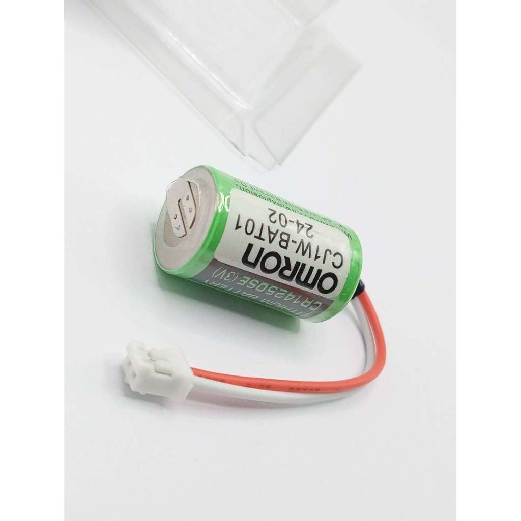 แบตเตอรี่ลิเธียมสำหรับ PLC รุ่น Omron CJ1W-BAT01  ปีผลิตล่าสุด