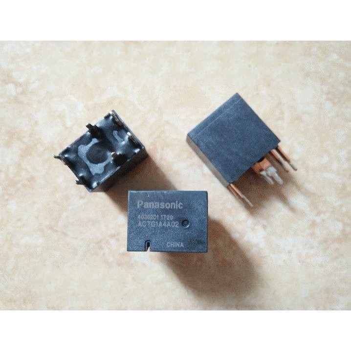 ((1 ชิ้น) ชิ้นส่วนอิเล็กทรอนิกส์พร้อมสต็อก ACTG1A4A02 รีเลย์รถยนต์ Panasonic 6 Pins