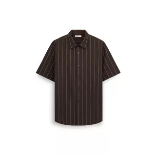 AIIZ เสื้อเชิ้ตผู้ชายแขนสั้นลายทาง AIIZ Men’s Striped Short Sleeve Shirt