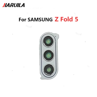 สําหรับ Samsung Galaxy Z Fold 5 F946 กระจกเลนส์กล้องด้านหลังพร้อมอะไหล่ซ่อมกรอบเปลี่ยน