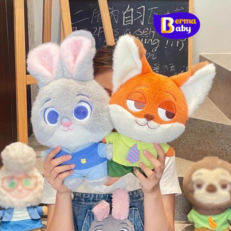 Berma Baby ตุ๊กตาจิ้งจอก กระต่ายน่ารัก นุ่มฟู  น่ารัก นุ่มฟูและอ่อนนุ่ม ของขวัญวันเกิด 30cm
