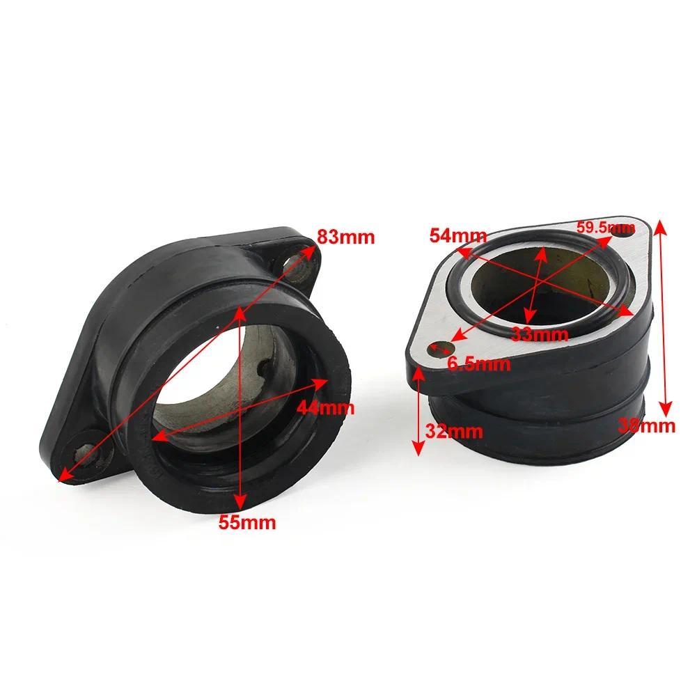 2x สําหรับ Honda CB400T CB450T CB450SC CM400 16211413000 รถจักรยานยนต์คาร์บูเรเตอร์ร่วมไอดีบูต