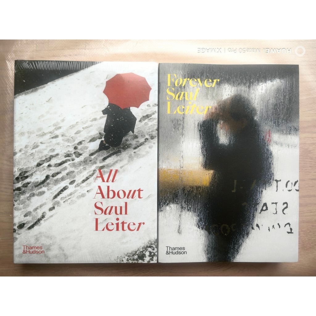 Forever Saul Leiter1+2 The Unseen Saul Leiter เทมส์และ Hudsona Artistic Photography Porks หนังสือถ่ายภาพ