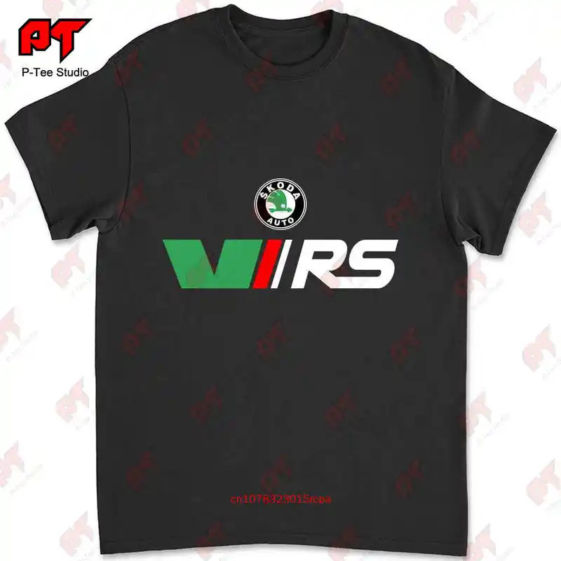 เสื้อยืดกราฟิก Skoda Rs Vrs Motorsport Wrc Racing PLM3