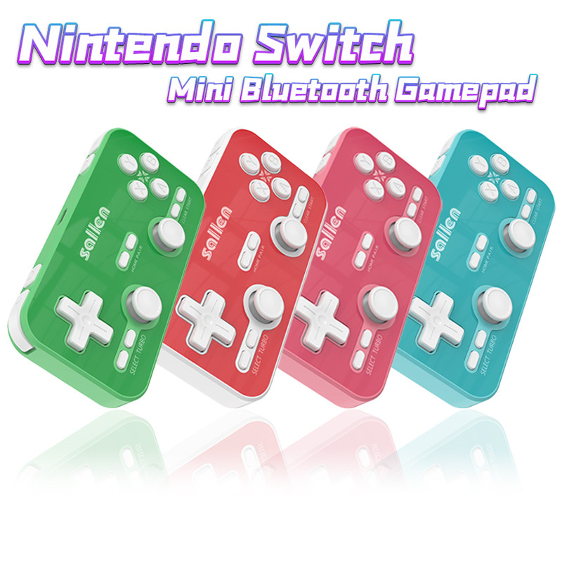 Switch Mini Bluetooth Controller - เกมแพดไร้สายคลาสสิกย้อนยุคสําหรับ Android/PC/NS