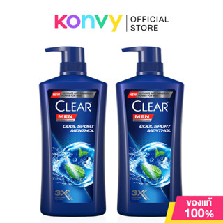 Clear Men Anti Dandruff Shampoo Cool Sport Menthol Dark Blue…