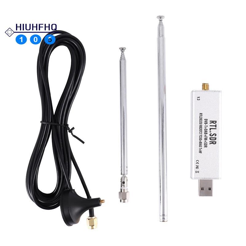 Hiuhfhq106RTL-SDR Blog RTL SDR Receiver V3 RTL2832U 0.1MHz-1.7GHz TCXO SMA Receiver พร้อมเสาอากาศ