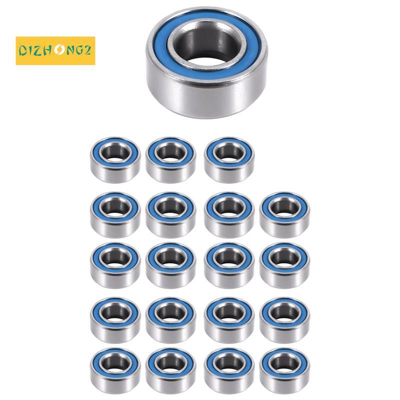 [dizhong2]20PCS MR105- 5X10X4mm Ball Bearing Steel Double-Shielded Miniature Ball Bearings