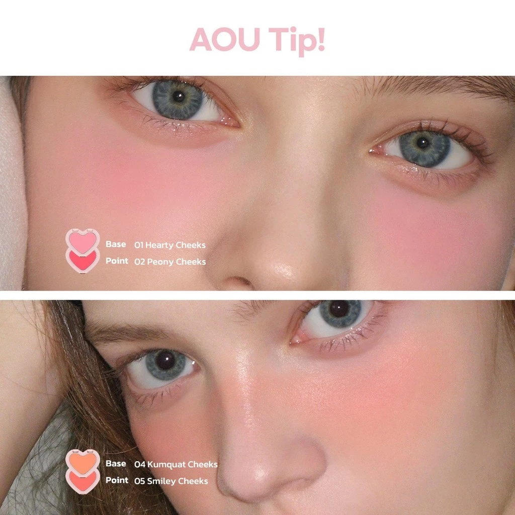 AOU Soft Cream Blush บลัชเนื้อแมตต์ เกลี่ยง่าย ติดทน thumbnail 9