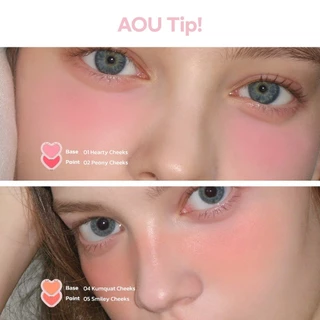 AOU Soft Cream Blush บลัชเนื้อแมตต์ เกลี่ยง่าย ติดทน