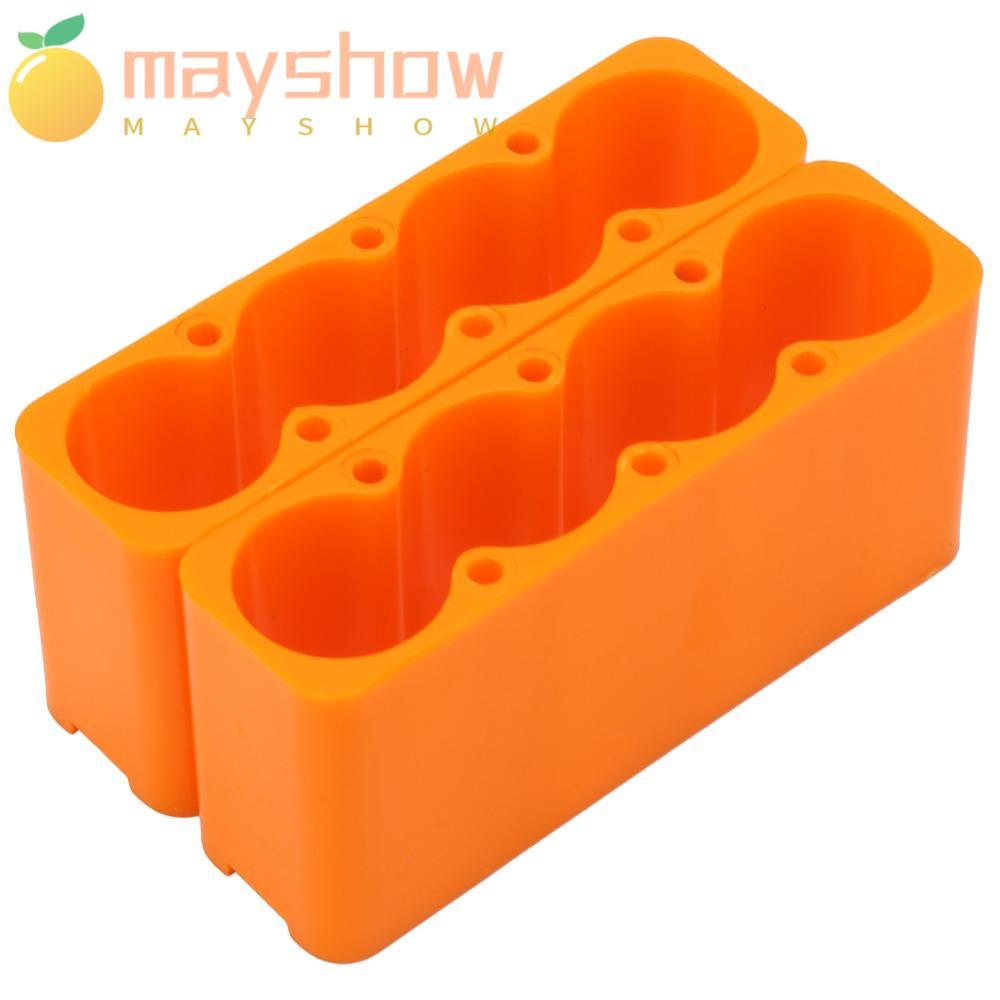 MAYSHOW 2 ชิ้นแบตเตอรี่เชื่อม CLAMP,ปรับพลาสติก ABS แบตเตอรี่ Pack Holder,อุตสาหกรรมพลาสติก 4/6 ส่วน