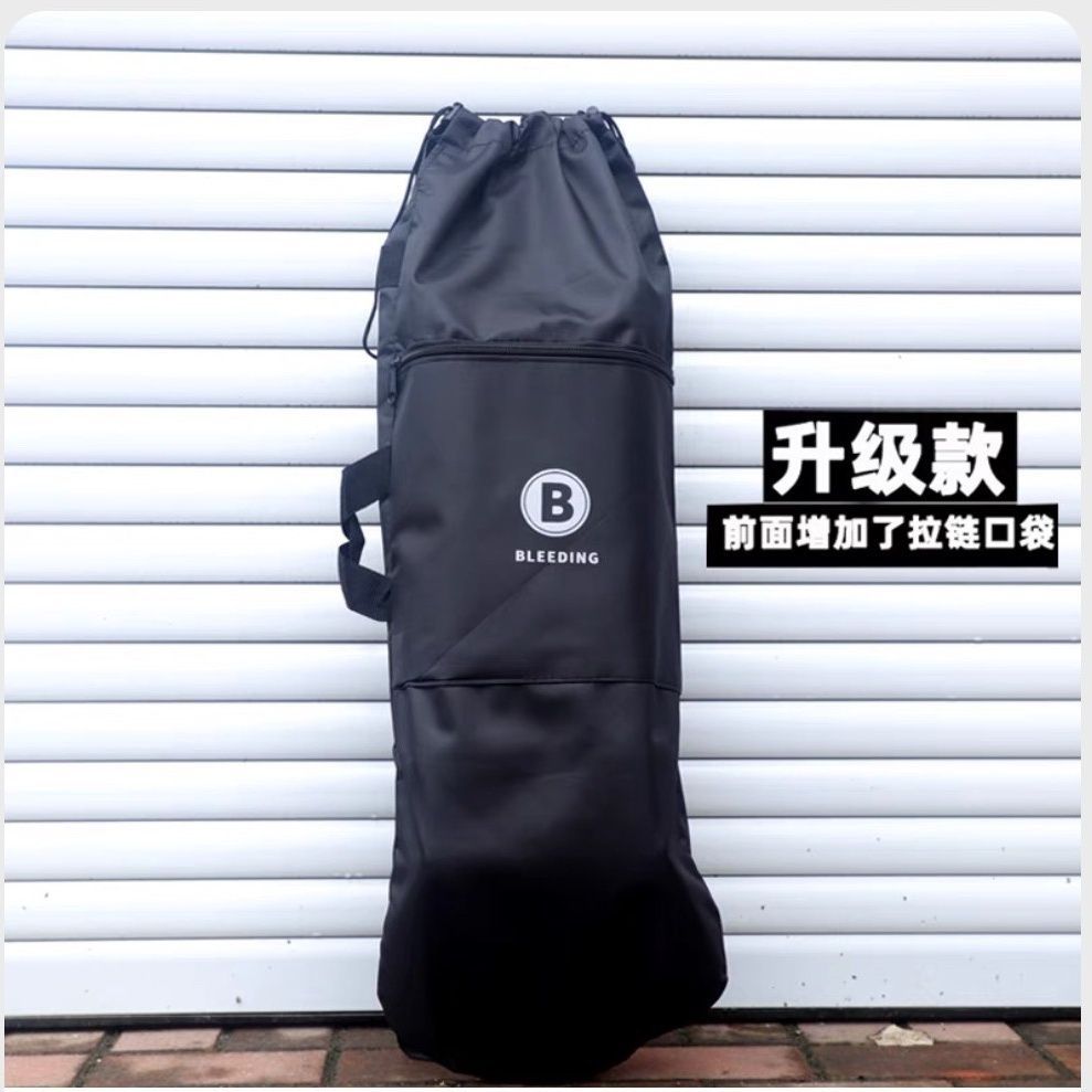 กระเป๋าสเก็ตบอร์ดNX6 แบบเป้สะพายหลัง กันน้ำ ขนาดใหญ่ สำหรับสเก็ตบอร์ดและอุปกรณ์เสริม