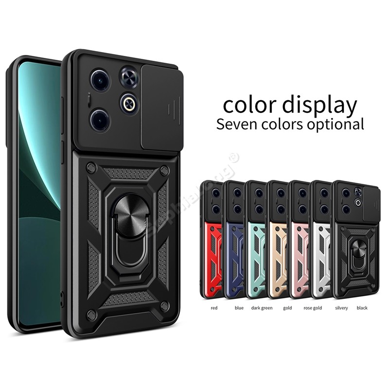 ฝาครอบกล้องเลื่อนสําหรับ Infinix Smart 8 Pro Plus Hot 40i X6525 X6528B X6526 Tecno Spark 20 20C Go 2