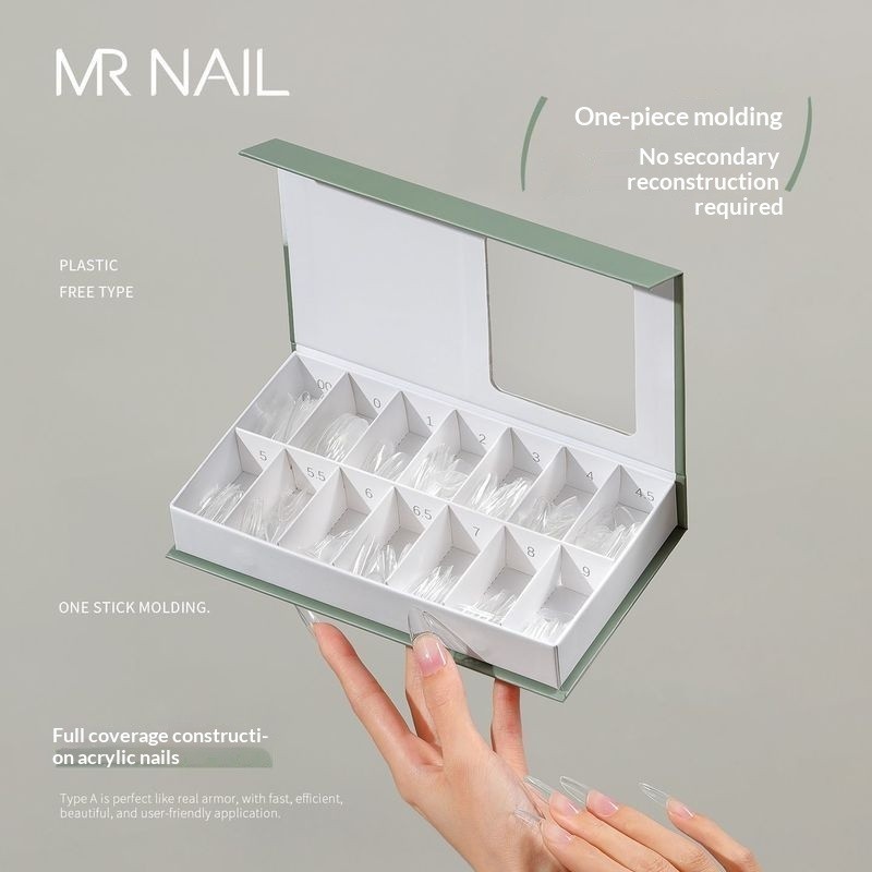 Genuine In StockMRNAIL Full Sticker Construction Nail Patch Nail Patch Full Sticker Construction Shaping New Patch Extension Transparent