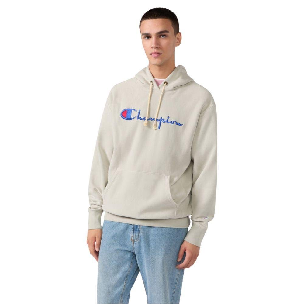 CHAMPION HOODED SWEATSHIRT เสื้อฮู้ดดี้ผู้ชาย ราคา ถูกที่สุด ดีลบีเคเค