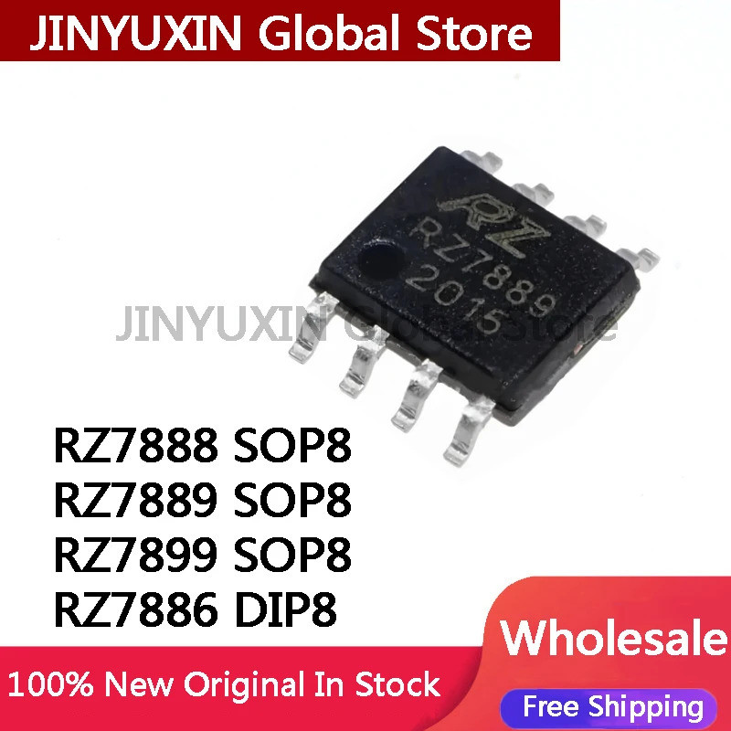 5 ชิ้น RZ7888 RZ7889 RZ7899 SOP-8 RZ7886 DIP-8 IC ในสต็อกขายส่ง