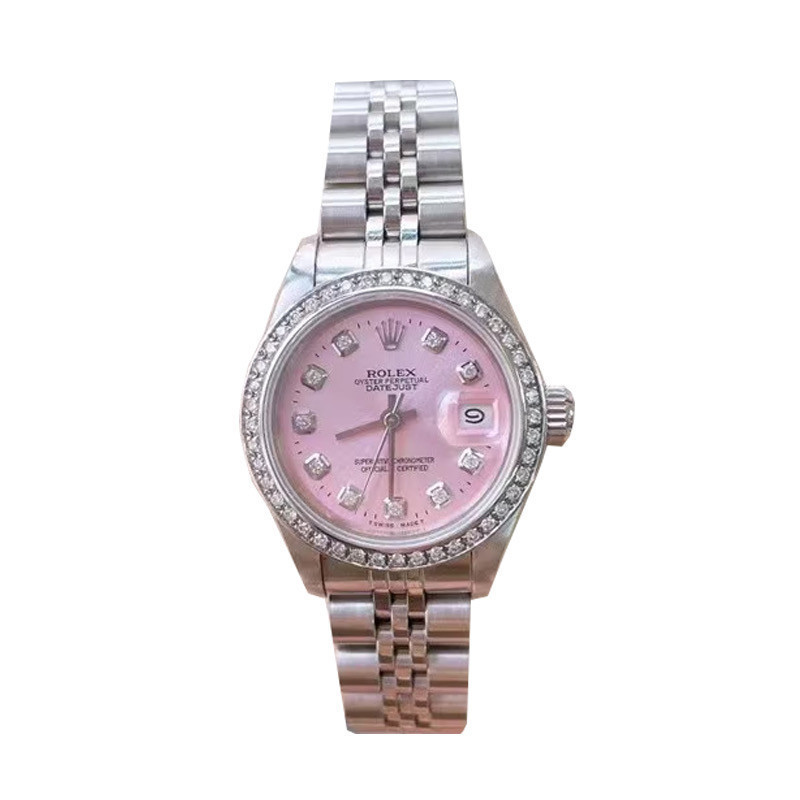 Rolex Rolex Log Type 69174 นาฬิกาผู้หญิงกลไกอัตโนมัติเพชรด้านหลัง