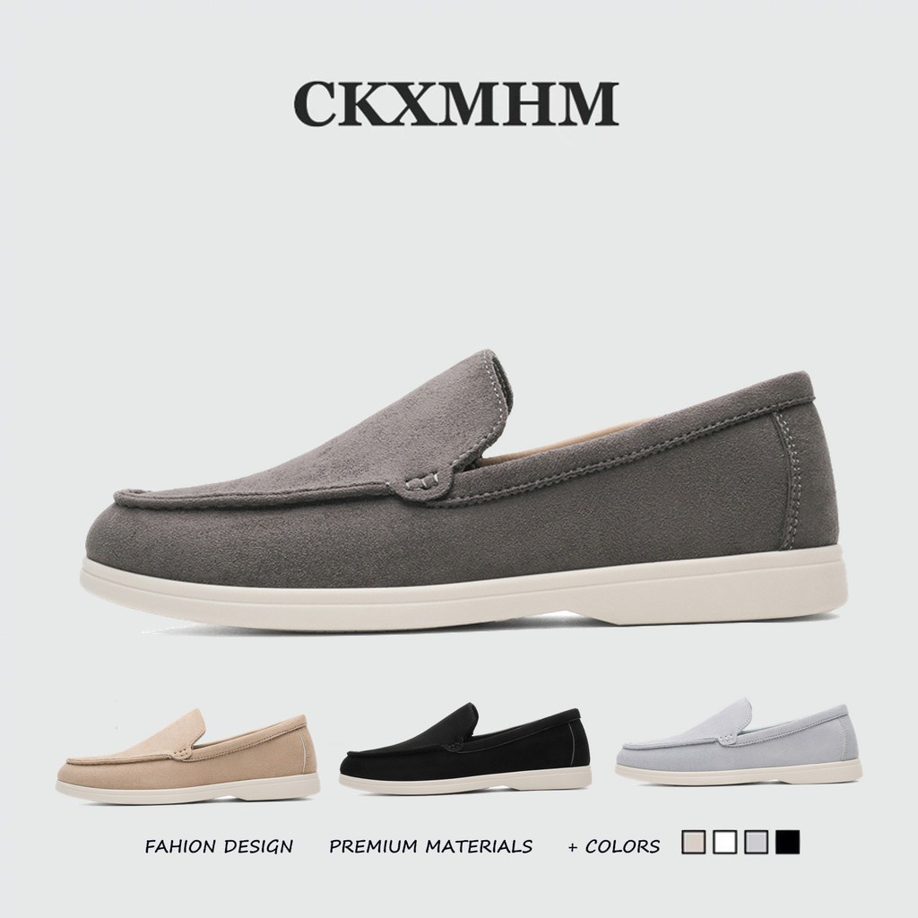 CKXMHM 39-45 รองเท้าโลฟเฟอร์ผู้ชายแฟชั่นรองเท้าหนังลําลอง