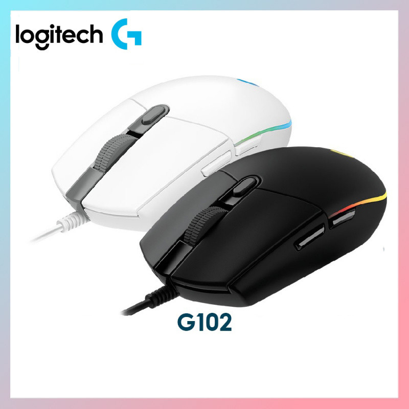 G102 เมาส์เกมมิ่ง USB Lightsync