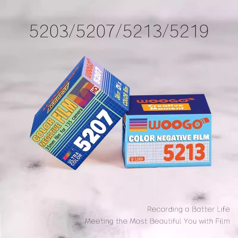 135 Format Professional Cine Film 4-Pack: Kodak 5203, 5207, 5213, 5219 - สําหรับกระบวนการ ECN-2