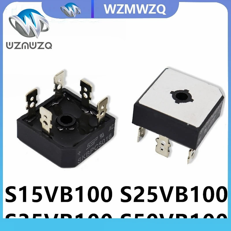 5pcs S15VB100 S25VB100 S35VB100 S50VB100 Rectifier Bridge Bridge Stack-Square Quad