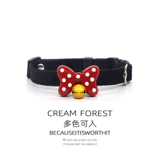 ปีใหม่ ปลอกคอสัตว์เลี้ยง กุทัณฑ์ ลายจุด สร้อยคอแมวและสุนัข งานรื่นเริง ปรับได้