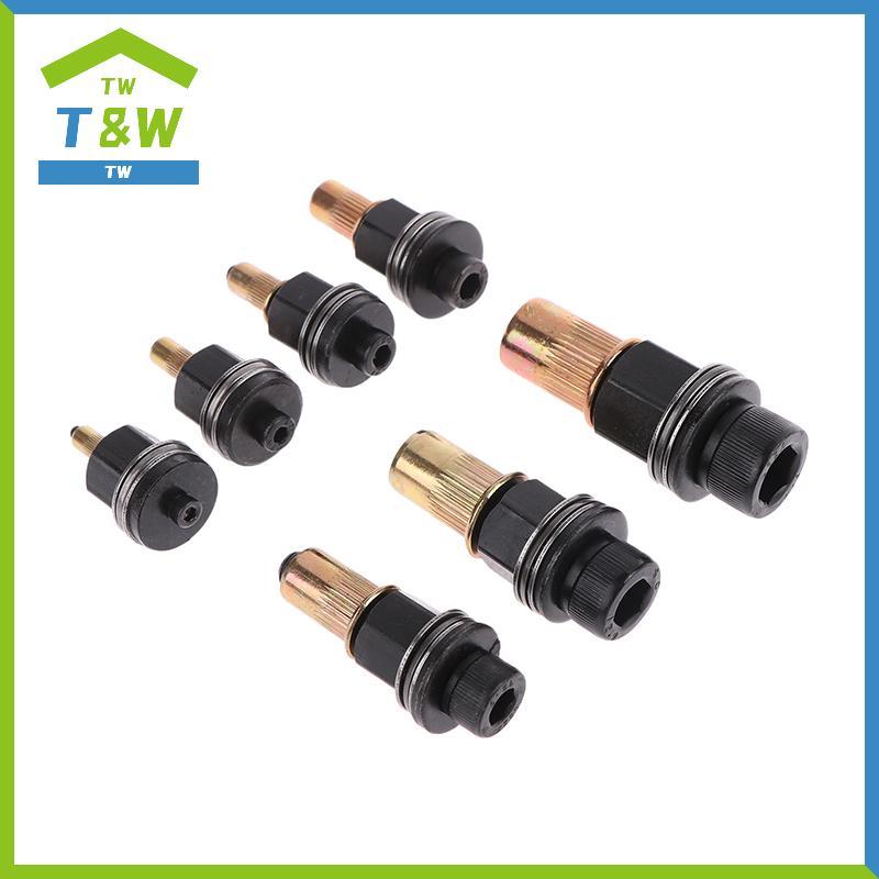 T & W 11 ชิ้น/เซ็ต M3 M4 M5 M6 M8 M10 M12 Hand Manual Riveter Nut อะแดปเตอร์เครื่องมือสําหรับปรับปรุ