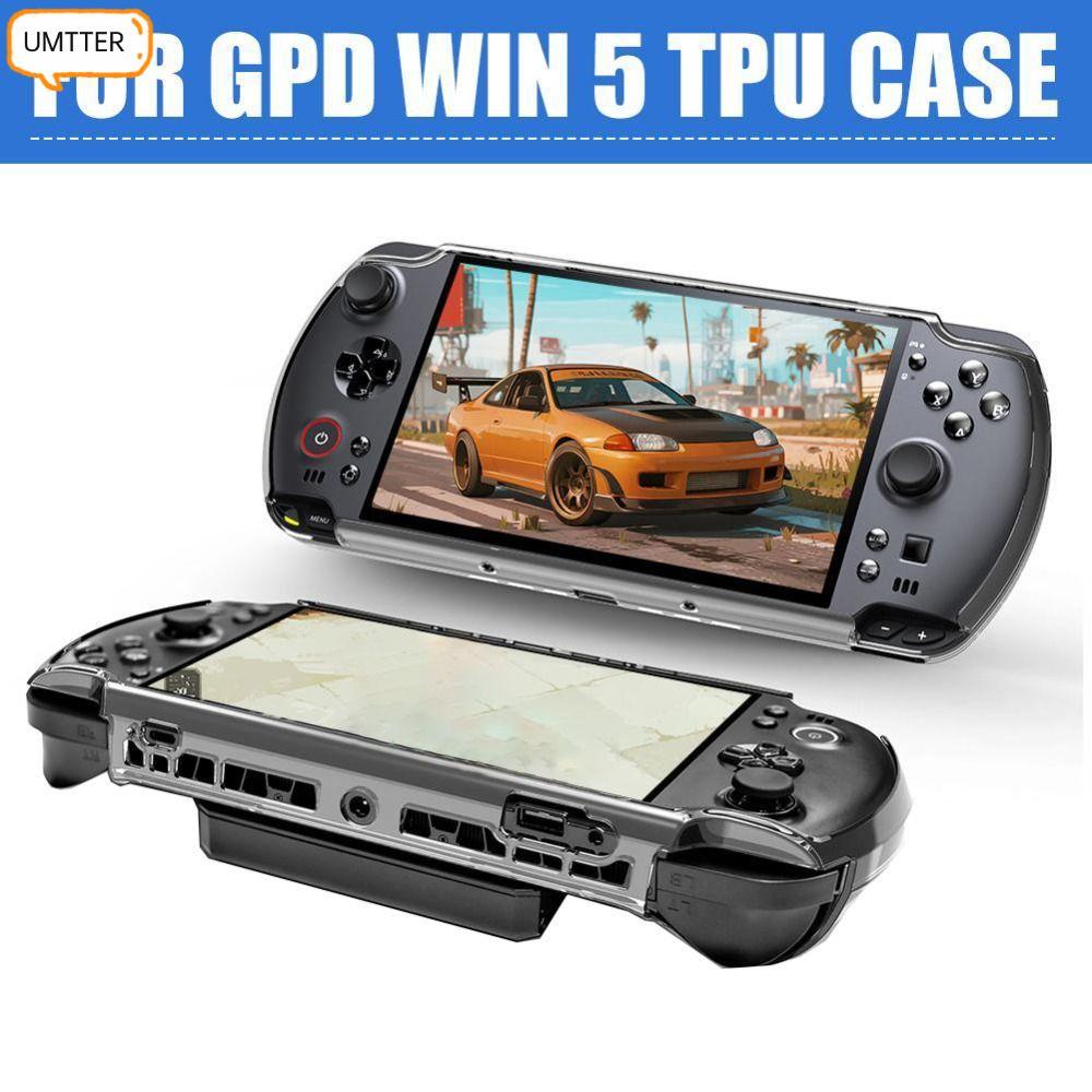 UMTTER Gaming Handhelds ป้องกัน, สวมใส่ Anti Drop เกมคอนโซล, Ergonomics กันน้ําวัสดุนุ่มสําหรับ GPD 