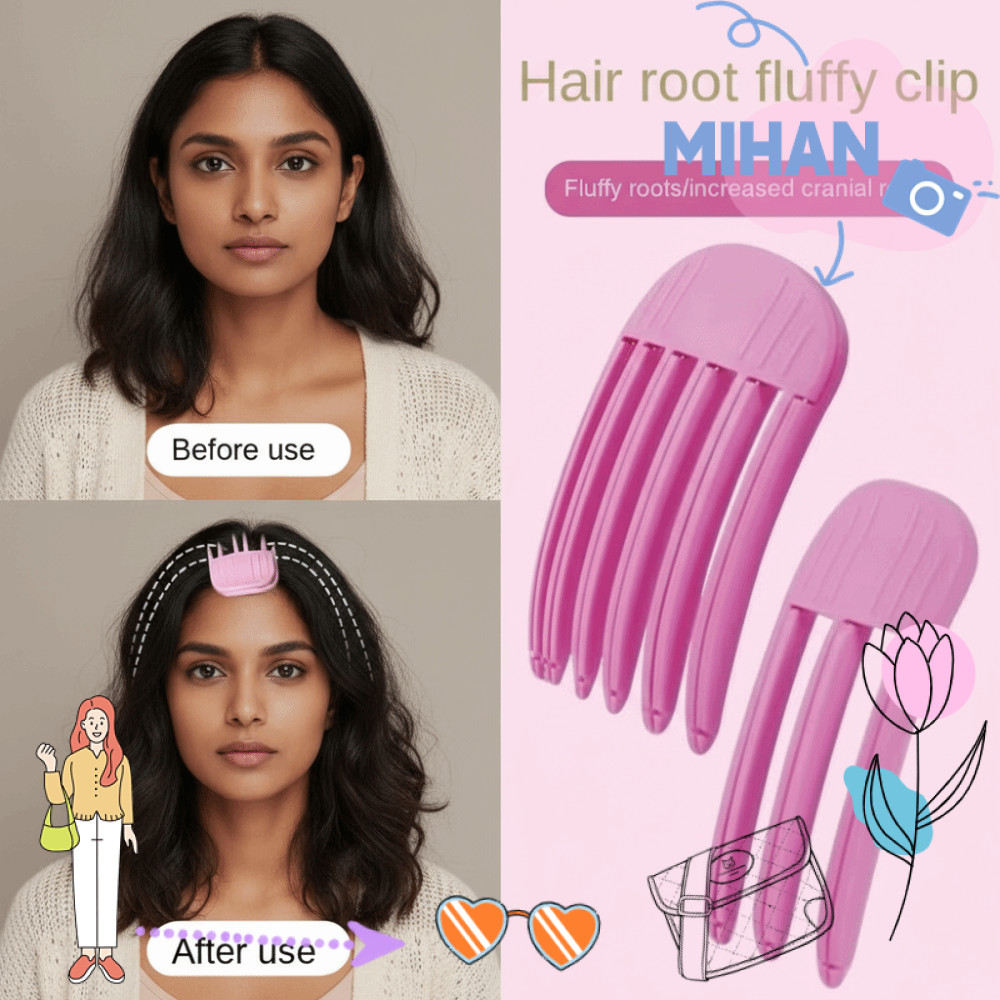 เดือน ผมรากปุยคลิป,เบาะอากาศเรียบผมรากดัดผมกิ๊บ,เครื่องมือจัดแต่งทรงผมประณีตคงที่พลาสติกดัดผม