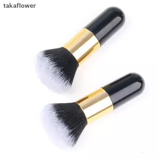 ทาคาฟลาวเวอร์ 1ชิ้นขนาดใหญ่แปรงแต่งหน้าแป้งผสมรองพื้นใบหน้าปัดแก้มแปรงนุ่มใบหน้าแปรงใหม่