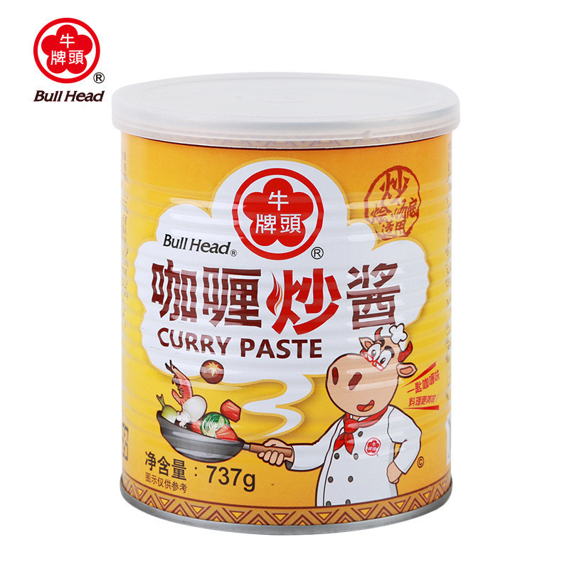 *ซอสกะหรี่ 牛头牌 737g สำหรับทำก๋วยเตี๋ยวผัดและแกงกะหรี่