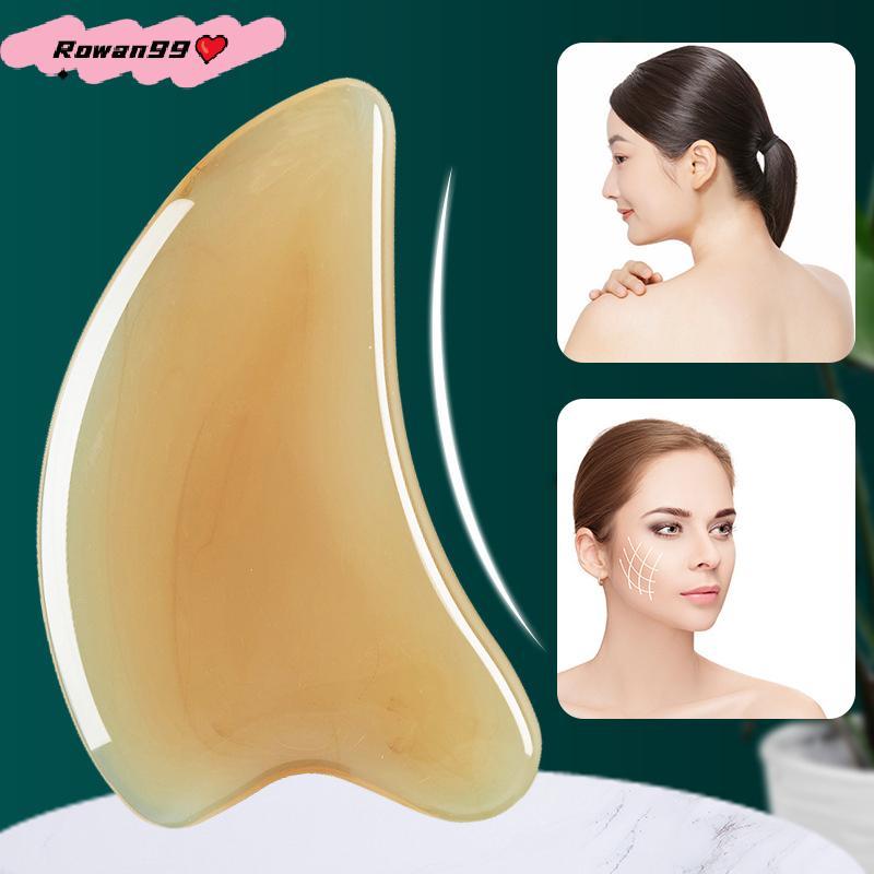 บอร์ดนวดกัวซาเรซินสำหรับขูดผิวแผ่นกัวซาเครื่องนวดสปาใบหน้าเครื่องมือขูดสำหรับนวดหน้าลำคอหลังร่างกายขา