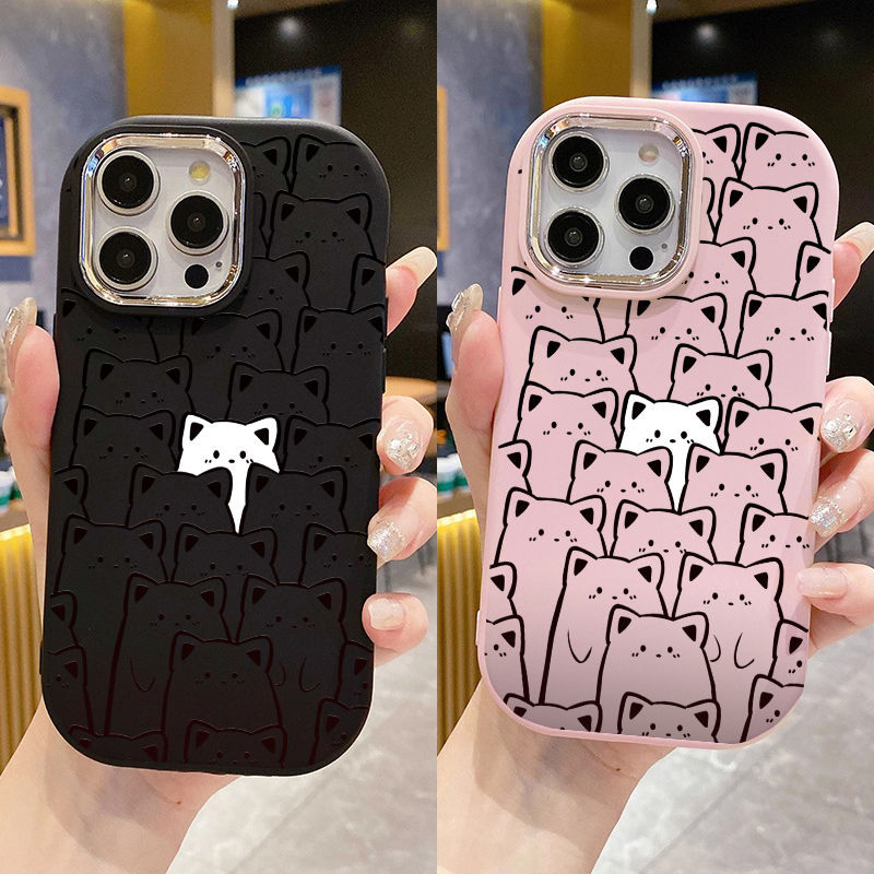 SAMSUNG หรูหราชุบเลนส์นุ่มสําหรับSamsung Galaxy A05 A05S A03 A03S A02S A15 A14 A13 A04S A12 A25 A24 