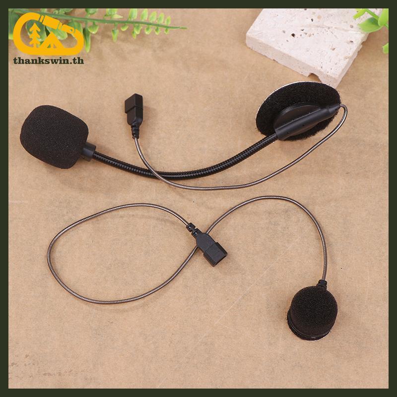 Thankswin Cardo Freecom/Spirit Bluetooth Intercom Kit พร้อมไมโครโฟนลวดนุ่ม, ไมโครโฟนแบบมีสายแข็ง, แล