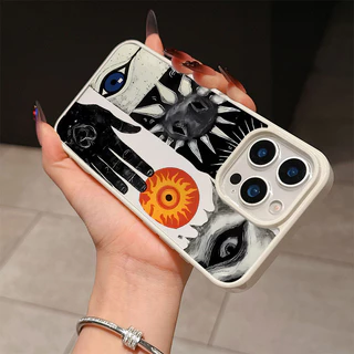 เคสอะคริลิคใสแข็งลายสัญลักษณ์ลึกลับสมัยใหม่ สำหรับ iPhone 11 12 13 14 15 16 Pro Max iPhone 13 iPhone 15 Pro Max ดีไซน์สว