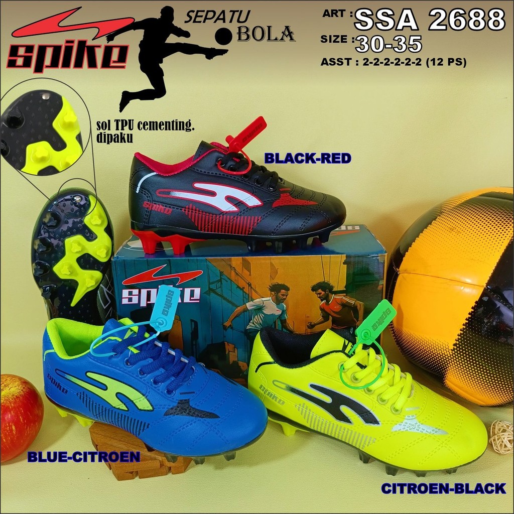 Spike SSA 2688 รองเท้าฟุตบอลเด็ก 30-35